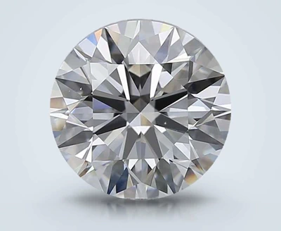 2.52ct D VS2 Rare Carat Ideal Cut Round Diamond