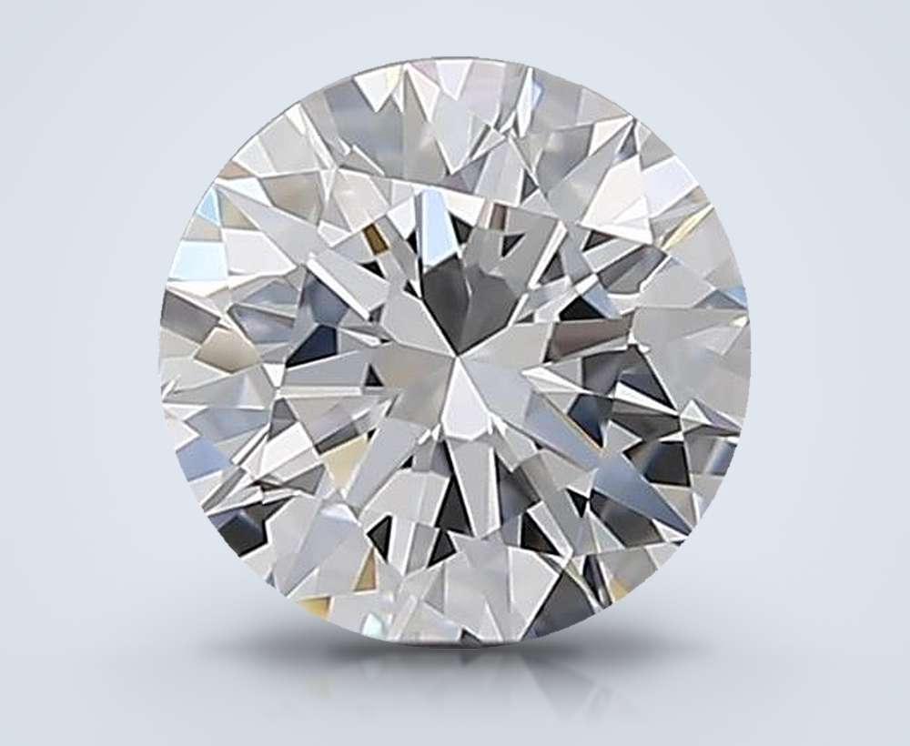 0.54ct D FL Rare Carat Ideal Cut Round Diamond