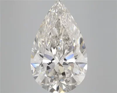 5.58ct G VS2 Rare Carat Ideal Cut Pear Lab Grown Diamond