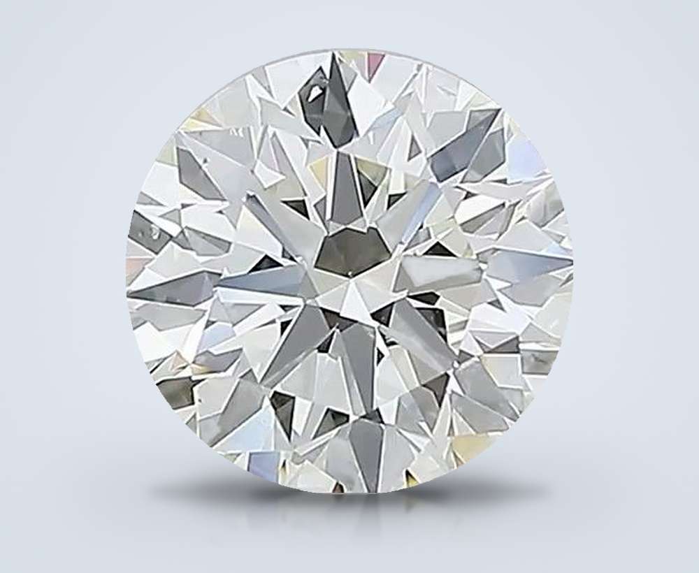 2.79ct J VS2 Rare Carat Ideal Cut Round Diamond