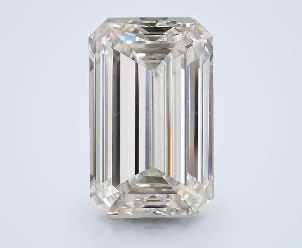 9.00ct H VS2 Rare Carat Ideal Cut Emerald Lab Grown Diamond
