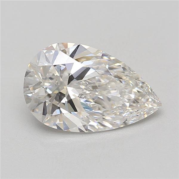4.08ct F VVS2 Rare Carat Ideal Cut Pear Lab Grown Diamond