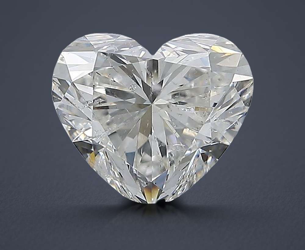 2.01ct G SI2 Rare Carat Ideal Cut Heart Diamond