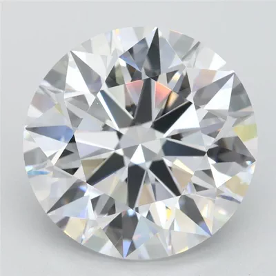 5.11ct D FL Rare Carat Ideal Cut Round Lab Grown Diamond