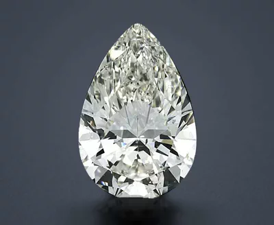 5.15ct K SI1 Rare Carat Ideal Cut Pear Diamond