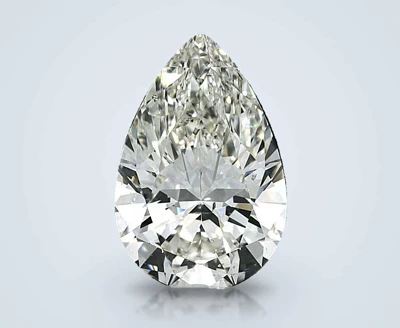 5.15ct K SI1 Rare Carat Ideal Cut Pear Diamond