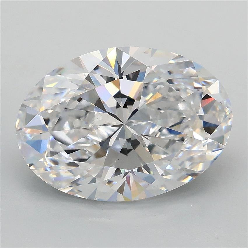 3.03ct D VS1 Rare Carat Ideal Cut Oval Lab Grown Diamond