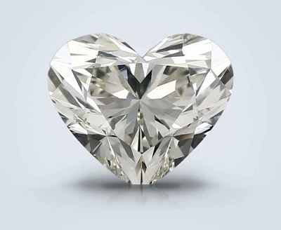 1.53ct K VS2 Rare Carat Ideal Cut Heart Diamond