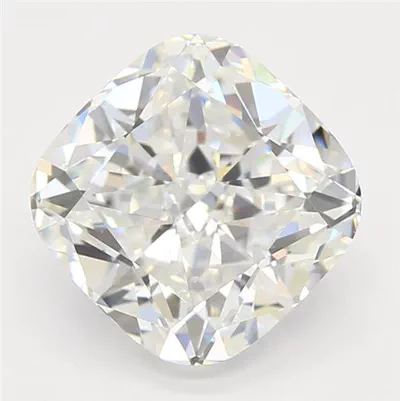 3.08ct F VVS2 Rare Carat Ideal Cut Cushion Lab Grown Diamond