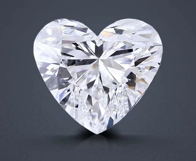 6.06ct E VVS2 Rare Carat Ideal Cut Heart Lab Grown Diamond