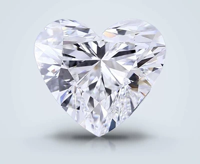 6.06ct E VVS2 Rare Carat Ideal Cut Heart Lab Grown Diamond