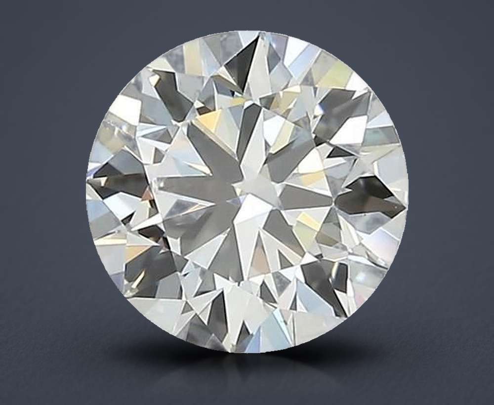 1.23ct E VVS2 Very Good Cut Round Lab Grown Diamond