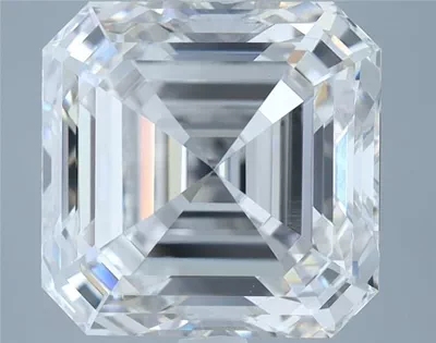 6.66ct G VVS2 Rare Carat Ideal Cut Asscher Lab Grown Diamond