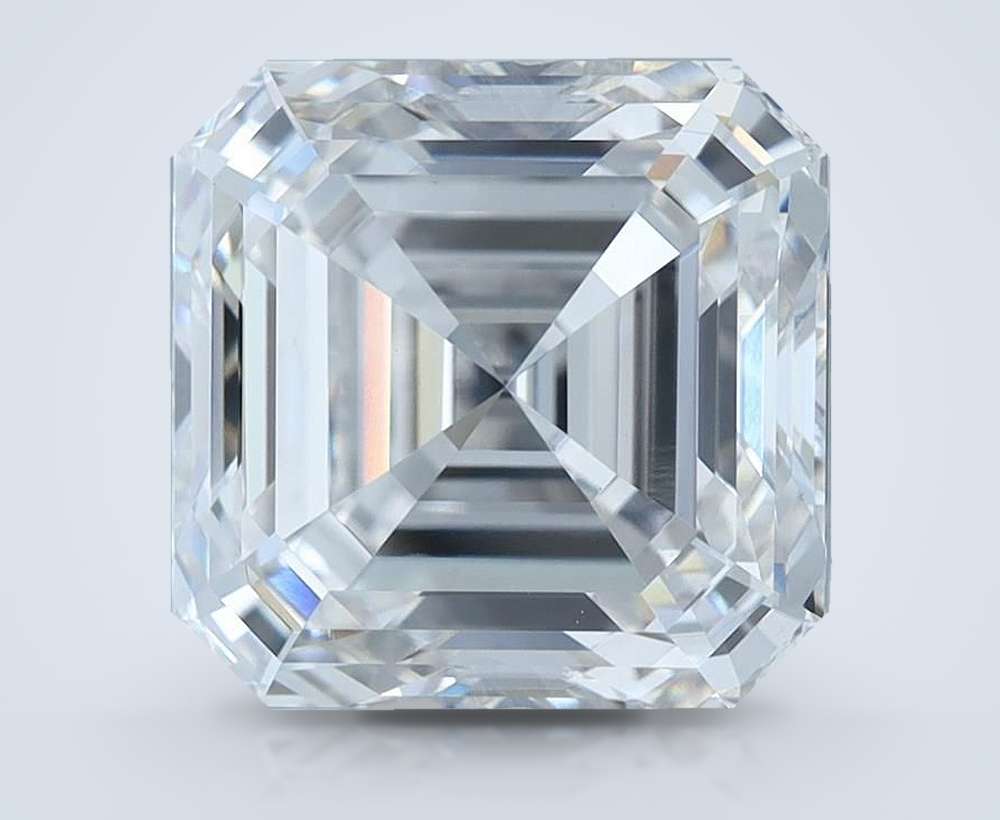 6.66ct G VVS2 Rare Carat Ideal Cut Asscher Lab Grown Diamond