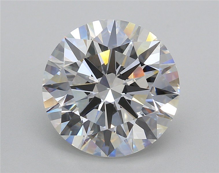5.02ct E VVS2 Rare Carat Ideal Cut Round Lab Grown Diamond