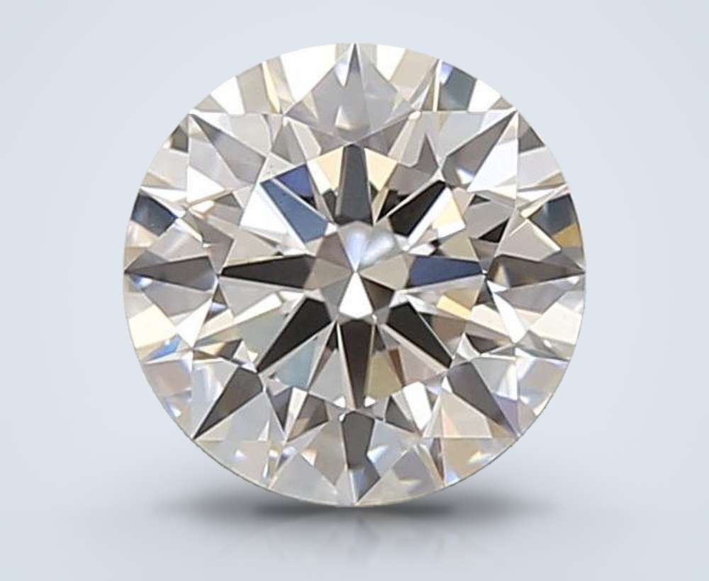 1.38ct D VS2 Rare Carat Ideal Cut Round Lab Grown Diamond