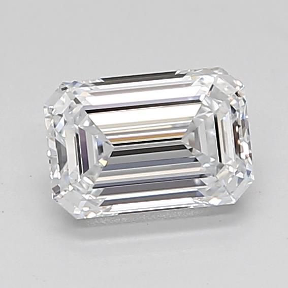 0.91ct E VVS1 Rare Carat Ideal Cut Emerald Lab Grown Diamond