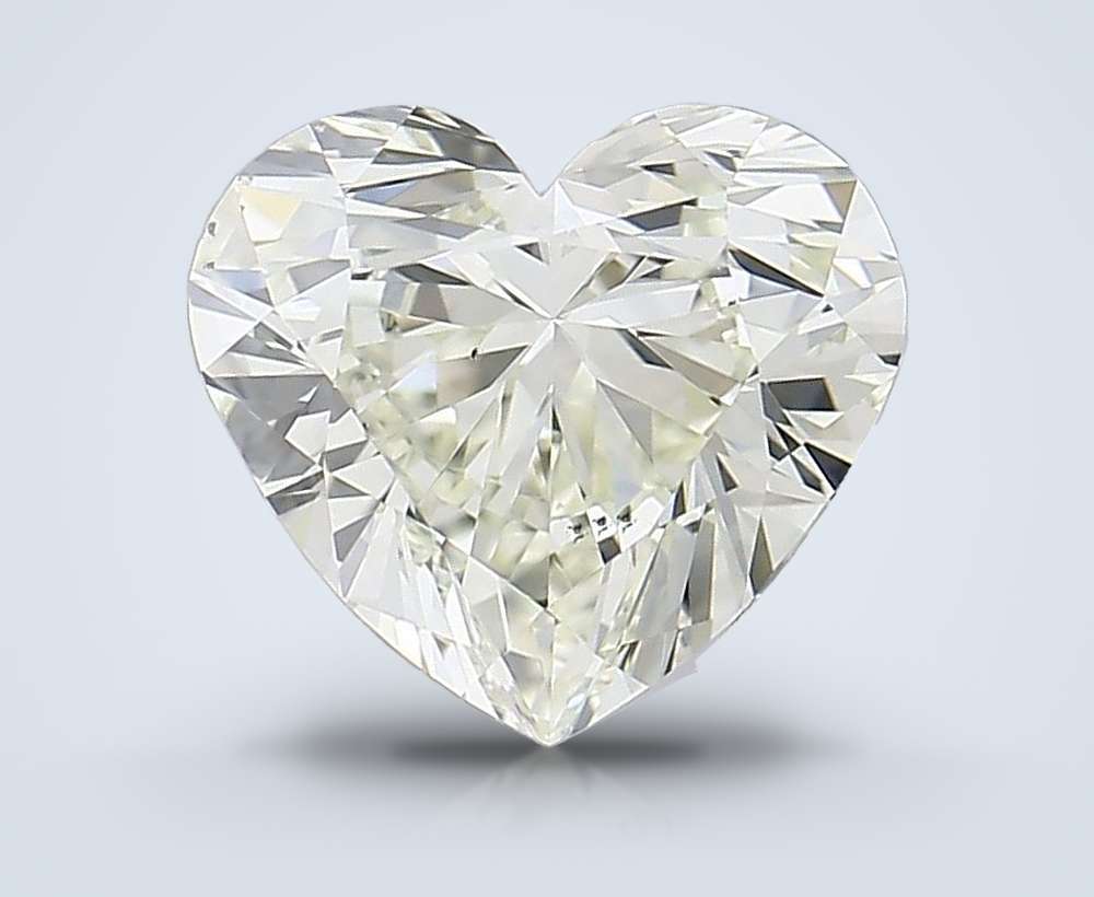 1.63ct K VS2 Rare Carat Ideal Cut Heart Diamond