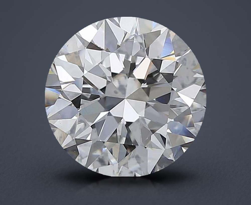 3.50ct F SI2 Rare Carat Ideal Cut Round Diamond
