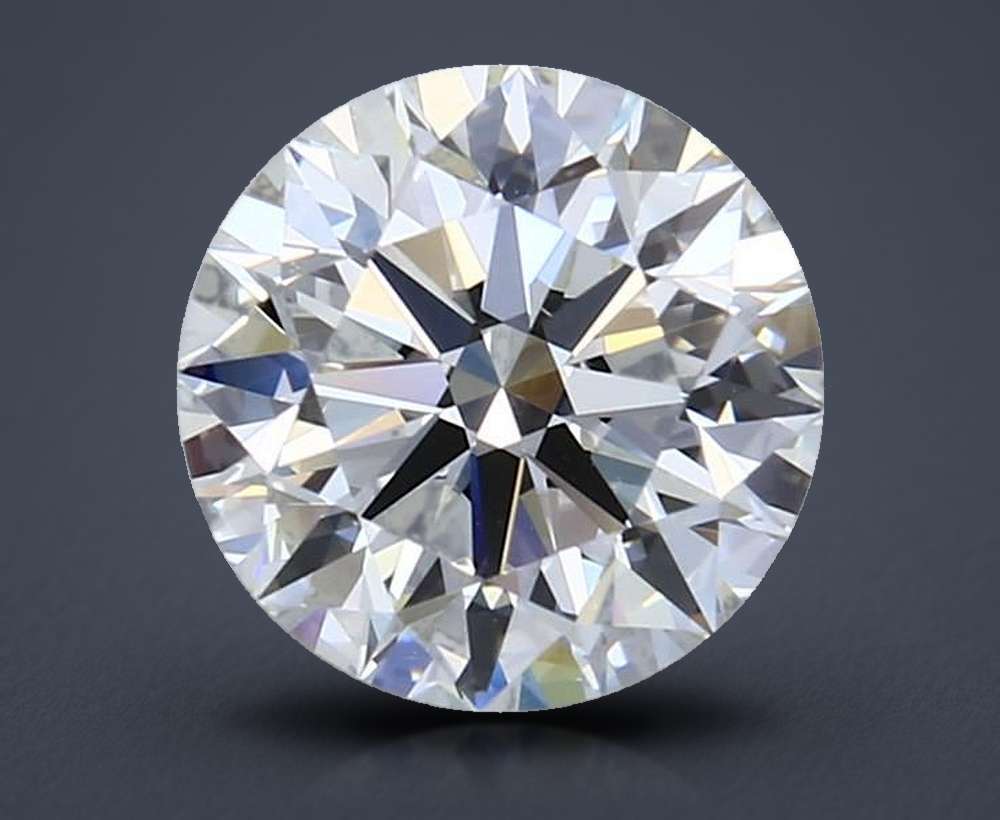 2.31ct J VS1 Rare Carat Ideal Cut Round Diamond