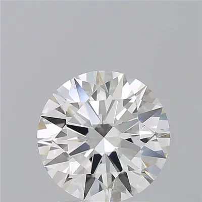 2.08ct H IF Rare Carat Ideal Cut Round Diamond