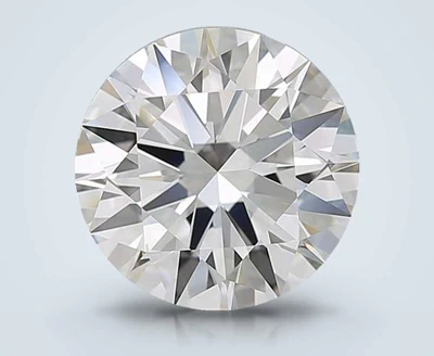 2.08ct H IF Rare Carat Ideal Cut Round Diamond