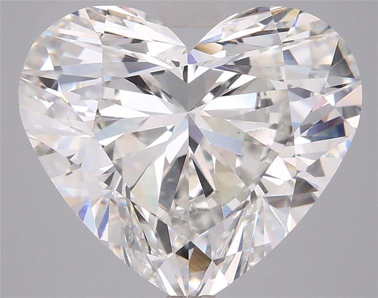 5.02ct G VVS2 Rare Carat Ideal Cut Heart Lab Grown Diamond