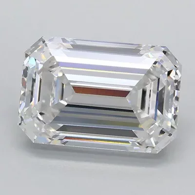 2.06ct E VVS2 Rare Carat Ideal Cut Emerald Lab Grown Diamond