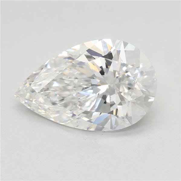 2.07ct E VS1 Rare Carat Ideal Cut Pear Lab Grown Diamond