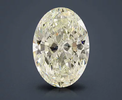 7.51ct K VS1 Rare Carat Ideal Cut Oval Diamond