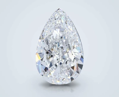 4.01ct D VS2 Very Good Cut Pear Diamond