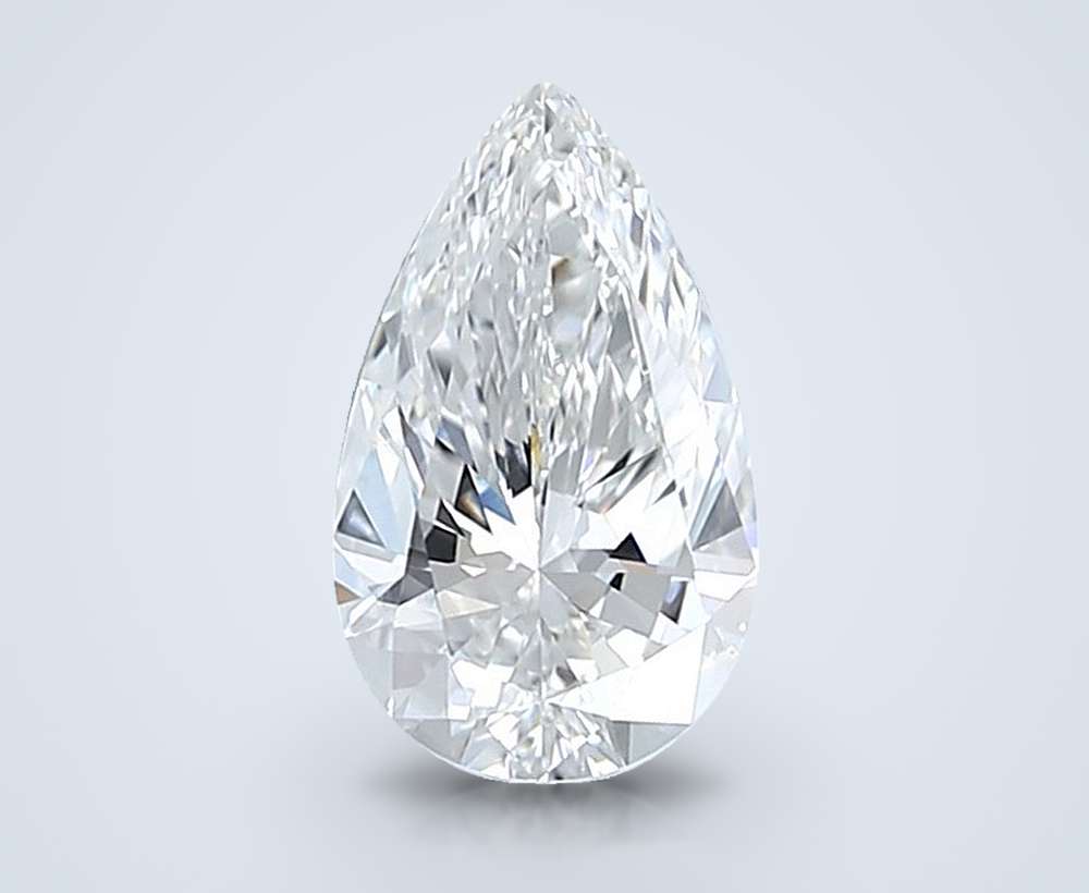 2.00ct F VS1 Rare Carat Ideal Cut Pear Lab Grown Diamond