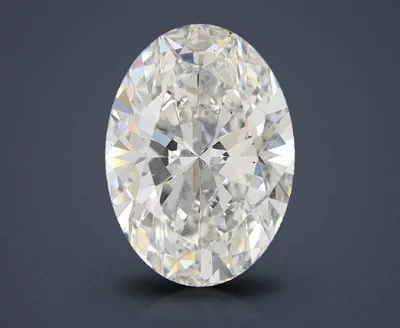 4.01ct H VS2 Rare Carat Ideal Cut Oval Lab Grown Diamond