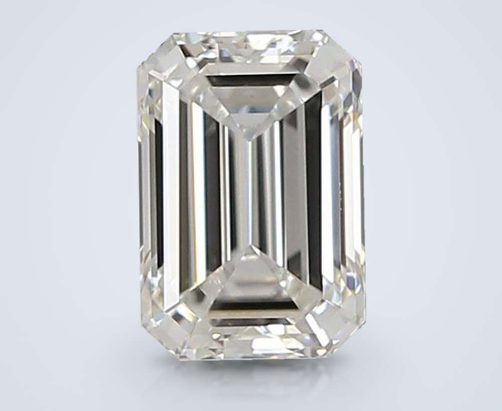 1.44ct E VS1 Rare Carat Ideal Cut Emerald Lab Grown Diamond