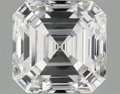 2.09ct F VVS2 Rare Carat Ideal Cut Asscher Lab Grown Diamond