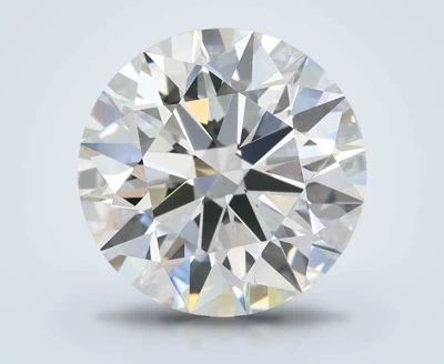 4.15ct D FL Rare Carat Ideal Cut Round Lab Grown Diamond
