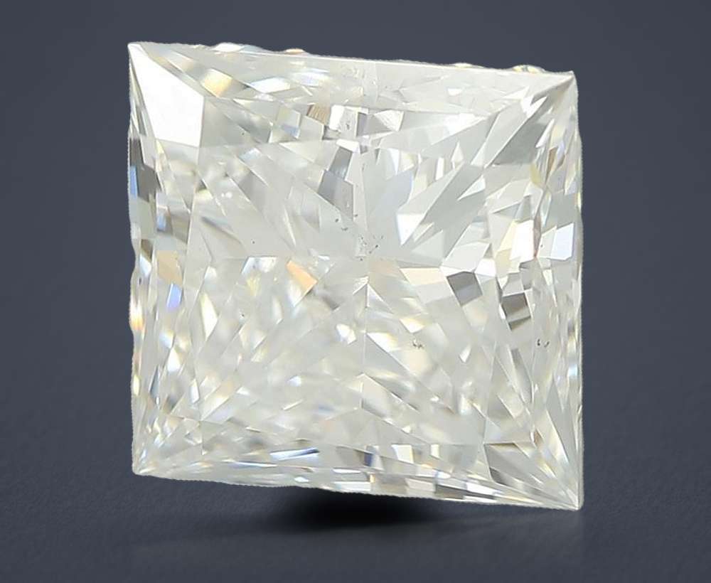 2.55ct E VS1 Rare Carat Ideal Cut Princess Lab Grown Diamond