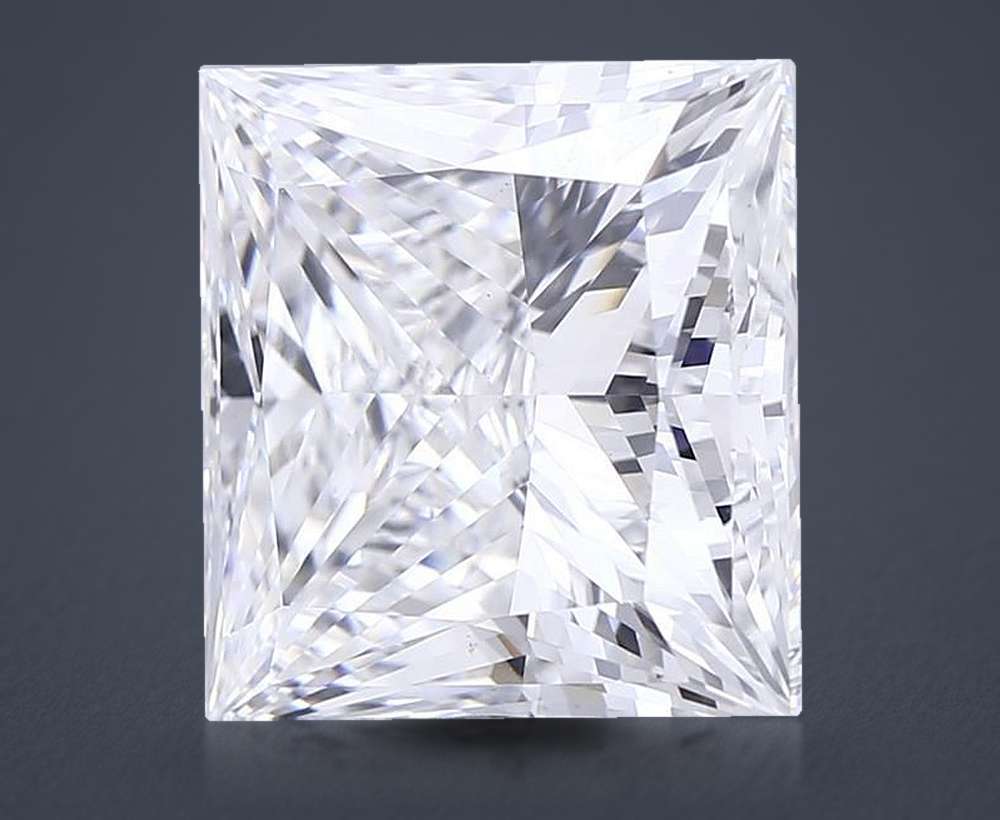 12.05ct F VS1 Very Good Cut Princess Lab Grown Diamond