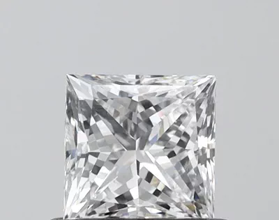 0.73ct D VVS2 Excellent Cut Princess Lab Grown Diamond