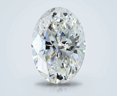 9.03ct I SI1 Rare Carat Ideal Cut Oval Diamond