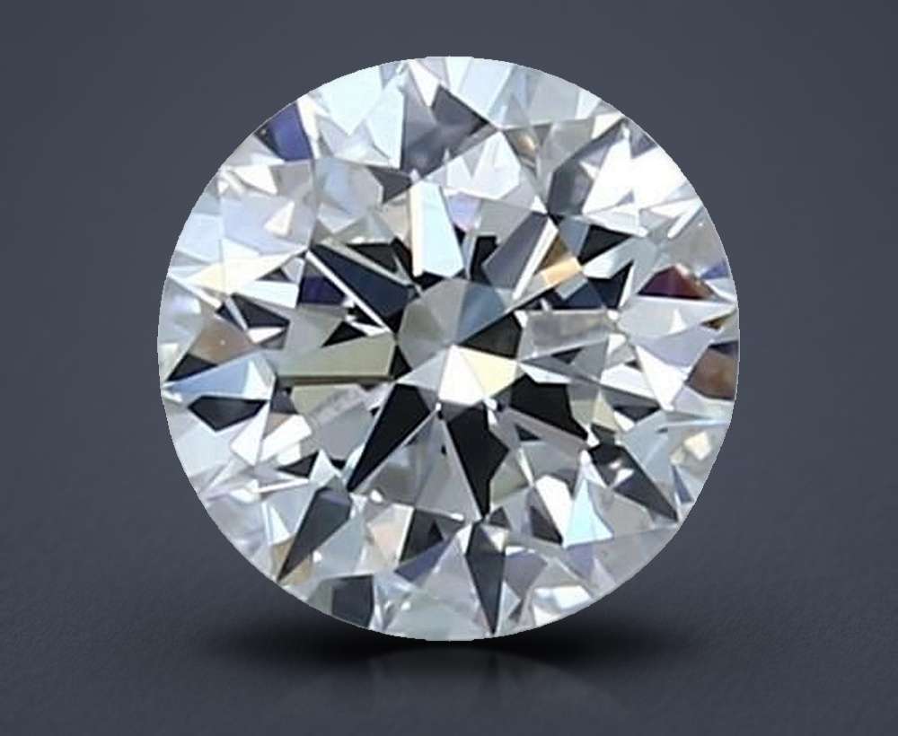 0.83ct H VS1 Rare Carat Ideal Cut Round Diamond