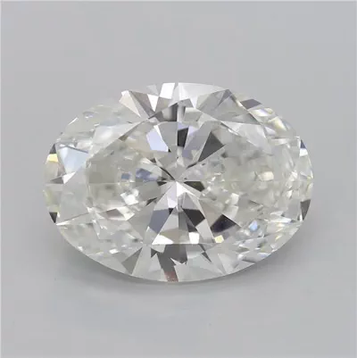 6.02ct I VS2 Rare Carat Ideal Cut Oval Diamond