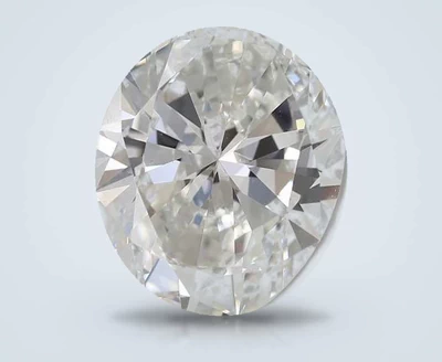 6.02ct I VS2 Rare Carat Ideal Cut Oval Diamond