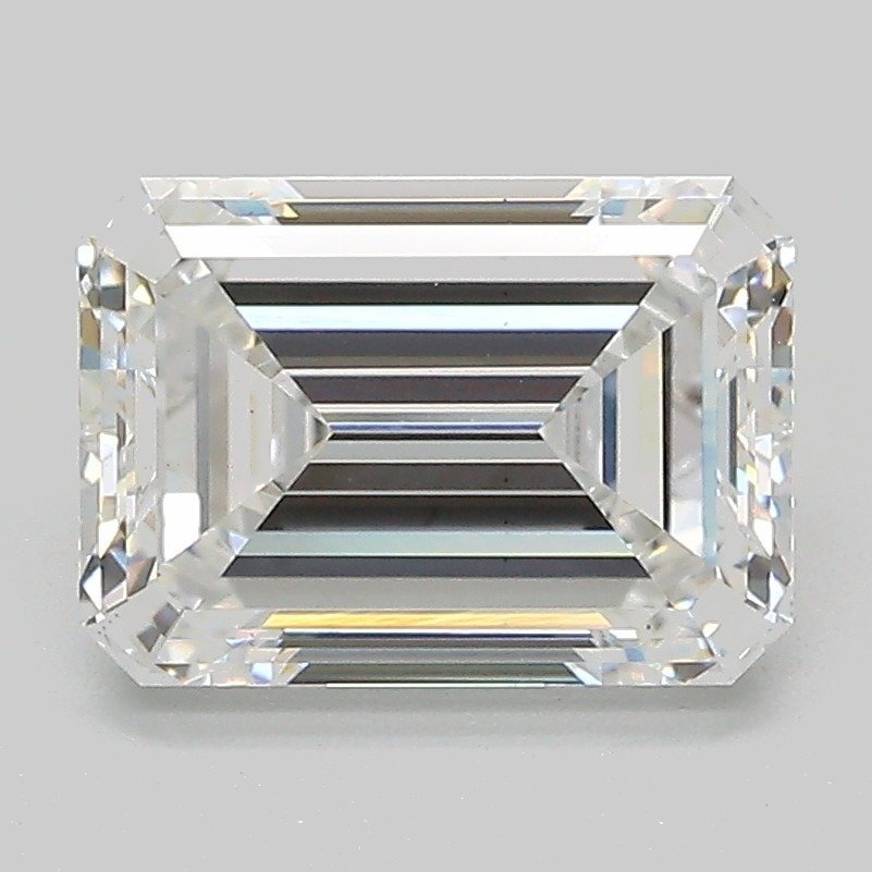 2.58ct E VS2 Rare Carat Ideal Cut Emerald Lab Grown Diamond