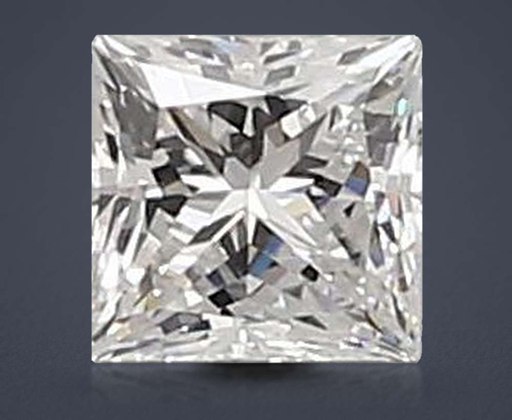 0.47ct E VVS1 Rare Carat Ideal Cut Princess Lab Grown Diamond