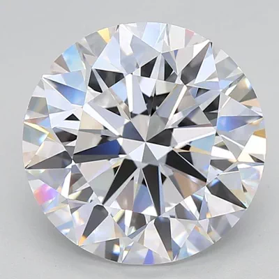 3.50ct D VVS2 Rare Carat Ideal Cut Round Lab Grown Diamond