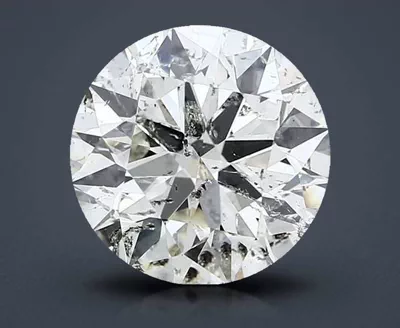 3.04ct J SI2 Rare Carat Ideal Cut Round Diamond