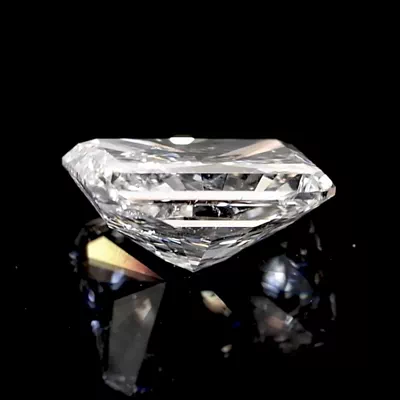 4.06ct H SI2 Rare Carat Ideal Cut Radiant Diamond