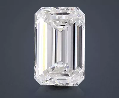 6.04ct G VS1 Rare Carat Ideal Cut Emerald Lab Grown Diamond