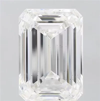 20.10ct F VS2 Rare Carat Ideal Cut Emerald Lab Grown Diamond